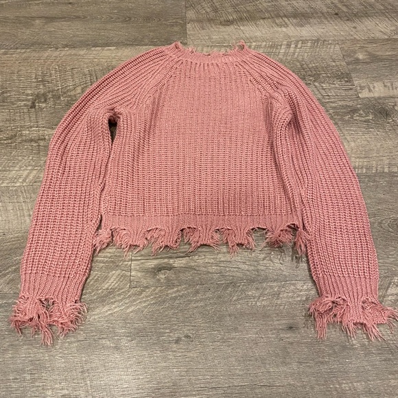 Distressed Junior Sweater - Picture 2 of 6